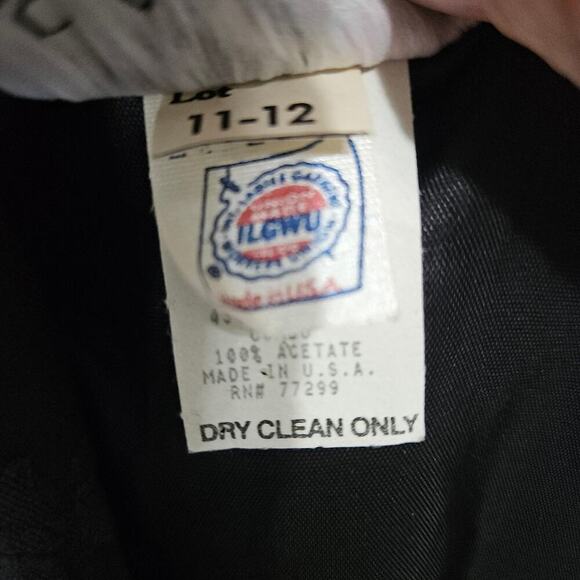 Vintage early 90s Scarlett Nite Maxi Dress Gown Sleeveless Black Floral Sz Small - Picture 9 of 9